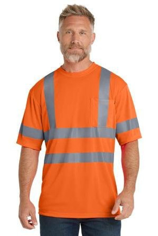 CornerStone CS408 - - ANSI 107 Class 3 Short Sleeve Snag-Resistant Reflective T-Shirt. CS408