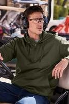 CornerStone CSF633 - Sudadera con cremallera 1/4 Tough Fleece CSF633