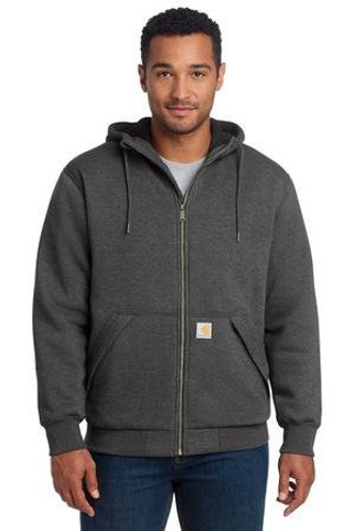 Carhartt CT104078 - Sudadera de peso medio con forro térmico y cremallera completa CT104078