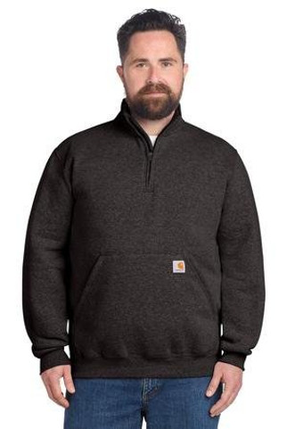 Carhartt CT105294 - Sudadera de peso medio con cremallera de 1/4 y cuello alto CT105294