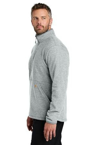 Carhartt CT106417 - Chaqueta polar con cremallera de 1/2 con textura CT106417
