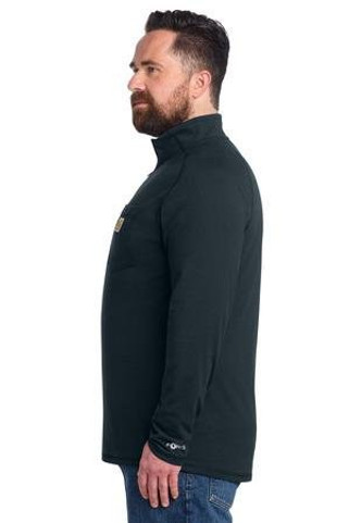 Carhartt CT106660 - Camiseta de manga larga con cremallera 1/4 Force CT106660
