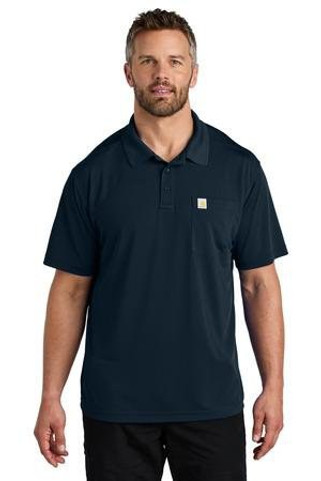 Carhartt CT106880 - Polo de Bolsillo Resistente a Desgarros Force CT106880