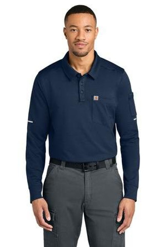 Carhartt CTC16129 - Polo de Manga Larga FLD & RSCU CTC16129