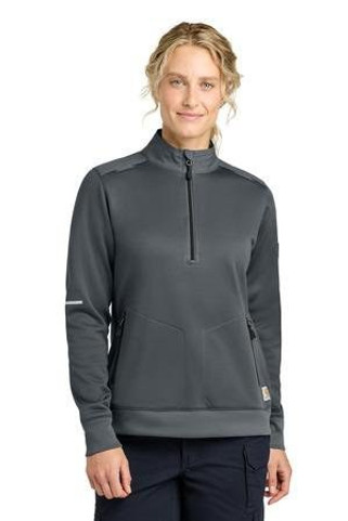 Carhartt CTC82912 - Capa intermedia con media cremallera FLD y RSCU para mujer CTC82912
