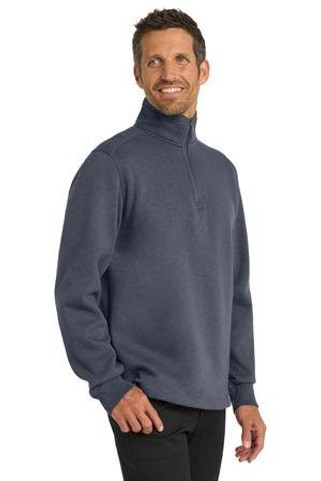 Port Authority F295 - Slub Fleece 1/4-Zip Pullover. F295