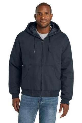 CornerStone J763H - - Duck Cloth Hooded Work Jacket. J763H
