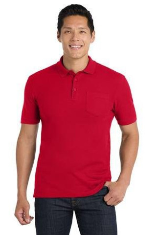 Port Authority K100P - Core Classic Pique Pocket Polo. K100P