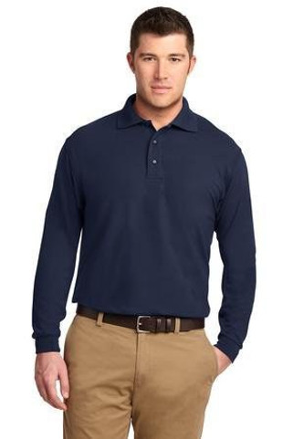 Port Authority K500LS - Silk Touch Long Sleeve Polo. K500LS
