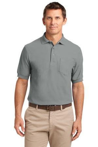 Port Authority K500P - Silk Touch Polo with Pocket. K500P
