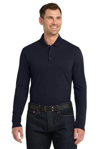 Port Authority K8000LS - EZCotton Long Sleeve Polo. K8000LS