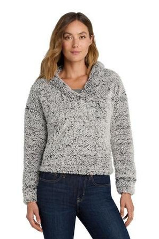 Port Authority L132 - Sudadera con capucha acogedora de forro polar para mujer. L132
