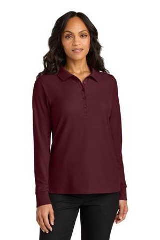 Port Authority LK200LS - Womens Wearever Signature Pique Long Sleeve Polo LK200LS