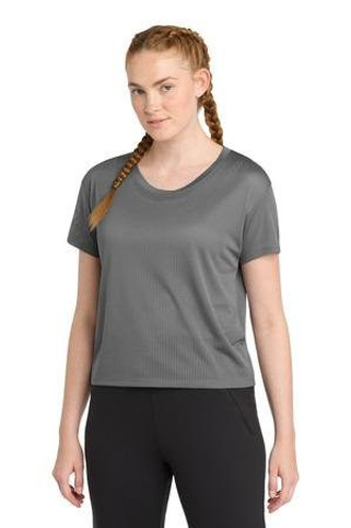 Sport-Tek LST411 - Womens PosiCharge Draft Crop Tee. LST411