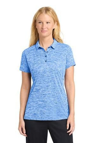 Sport-Tek LST590 - Womens PosiCharge Electric Heather Polo. LST590