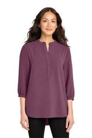 Port Authority LW713 - Womens 3/4-Sleeve Textured Crepe Tunic LW713