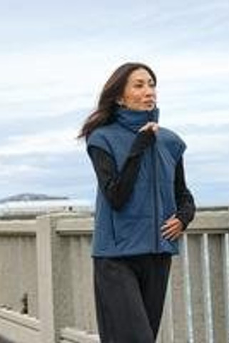 MiiR MRAW442 - Womens Sashiko Stretch Puffy Vest MRAW442