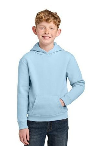 Port & Co PC68YH - Youth Easy Fleece Pullover Hooded Sweatshirt PC68YH
