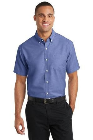 Port Authority S659 - Short Sleeve SuperPro Oxford Shirt. S659