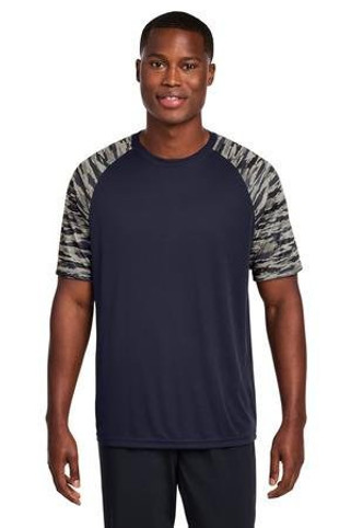 Sport-Tek ST376 - Drift Camo Colorblock Tee ST376