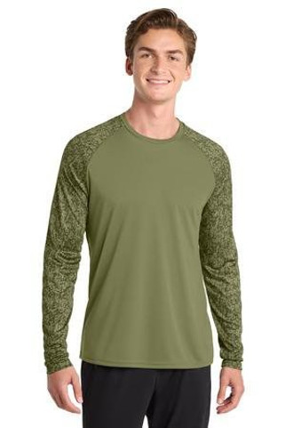 Sport-Tek ST460LS - Long Sleeve Digi Camo Tee. ST460LS