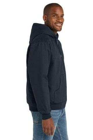 CornerStone TLJ763H - Tall Duck Cloth Hooded Work Jacket. TLJ763H