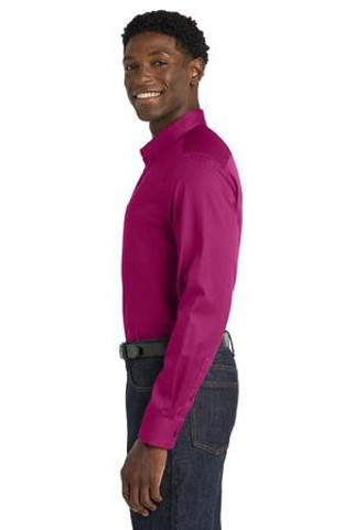 Port Authority W808 - Long Sleeve SuperPro React Twill Shirt. W808