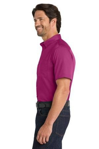 Port Authority W809 - Short Sleeve SuperPro React Twill Shirt. W809
