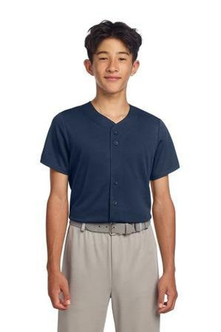 Sport-Tek YST220 - Youth PosiCharge Tough Mesh Full-Button Jersey YST220