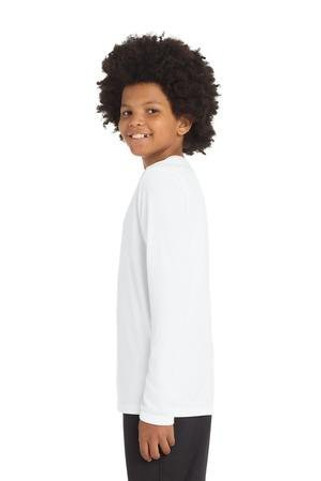 Sport-Tek YST420LS - Camiseta de manga larga Posi-UV Pro para jóvenes. YST420LS