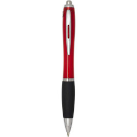 Nash RCS recycled plastic ballpoint pen with coloured barrel and black grip (black ink) - EgotierPro 106448