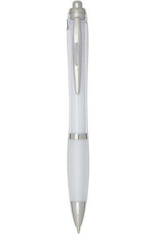 Nash RCS recycled plastic ballpoint pen with coloured barrel and grip (blue ink) - EgotierPro 106453