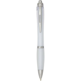 Nash RCS recycled plastic ballpoint pen with coloured barrel and grip (black ink) - EgotierPro 106454