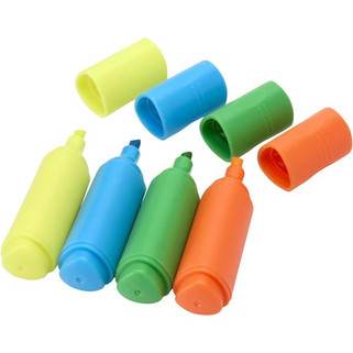 Sæt med mini highlightere af genvundet plast - EgotierPro 106470