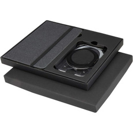 Kern A6 hard cover notebook and MagSafe wallet gift set - EgotierPro 107164