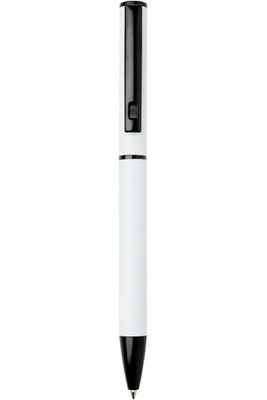 Stylo à bille à ressort en aluminium recyclé Verton avec capuchon (encre bleue) - EgotierPro 107331