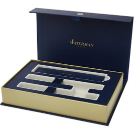 Waterman 107816 - Graduate ballpoint and rollerball pen set with gift box