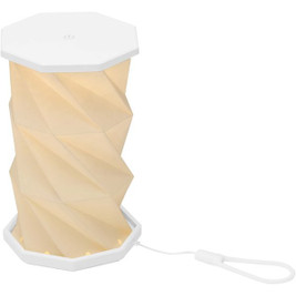 Celestia foldable and dimmable recycled plastic table lamp - EgotierPro 124521