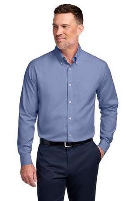 Brooks Brothers BB18000 - Camisa de Piqué Elástica sin Arrugas BB18000