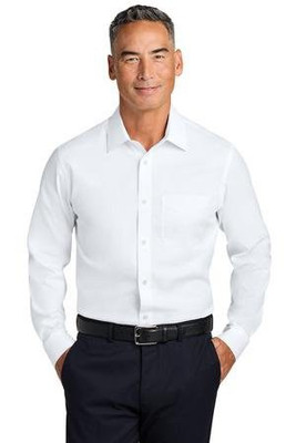 Brooks Brothers BB18012 - Wrinkle-Free Stretch Pinpoint Spread Collar Shirt BB18012