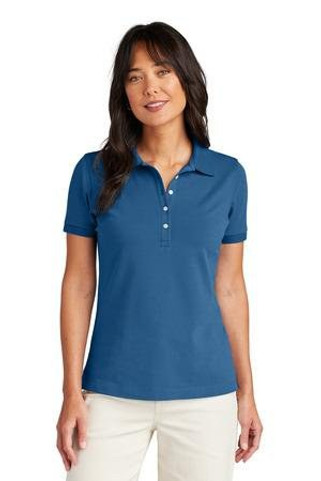 Brooks Brothers BB18201 - Polo de Piqué de Algodón Pima para Mujer BB18201