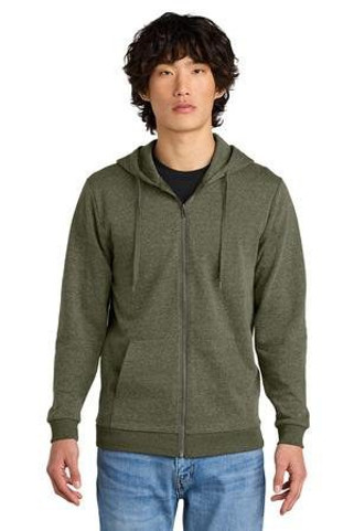 District DT1302 - Perfect Tri Fleece Full-Zip Hoodie DT1302