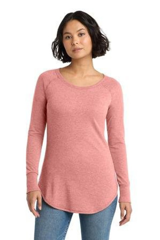 District DT132L - Womens Perfect Tri Long Sleeve Tunic Tee. DT132L
