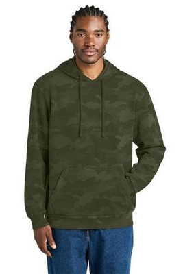 District DT2200C - Wash Camo Fleece Hoodie DT2200C