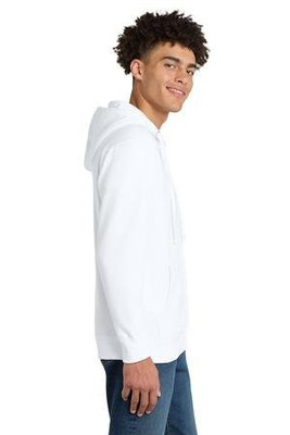 District DT6102 - Sudadera con capucha de vellón con cremallera completa V.I.T. DT6102