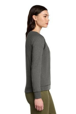 District DT672 - Women's Featherweight French Terry Long Sleeve Crewneck DT672