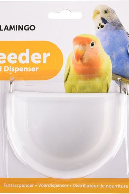 Flamingo f-100236 - Auget à graines et à eau Demi-rond