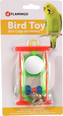 Flamingo f-100309 - Jouet pour perruches Miroir
