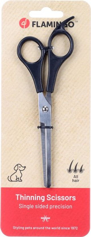 Flamingo f-1030265 - Ciseaux à effiler Simple face Groome