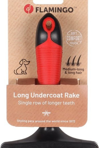 Flamingo f-1030233 - Râteau pour sous-poil rotatives Fin Premium Care